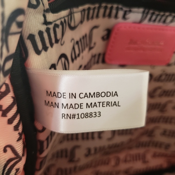 Juicy Couture Velour Pink Lemonade Big Spender Mini Backpack NWT - Picture 13 of 16